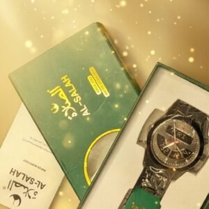 AL-SALAH B Dual-Time Digital & Analog Prayer Watch for Men