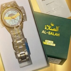 AL-SALAH S Two-Tone Gold & Silver Azan Watch Set
