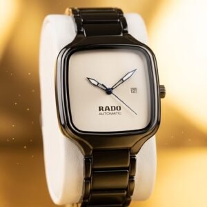 Rado R Automatic Square Dial Black Stainless Steel Men’s Watch