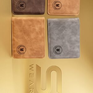 Vintage M Faux-Leather Bifold Wallet