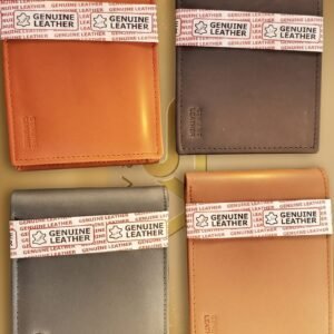 Executive Tan Brown Genuine Leather Pocket Wallet with Different Colors