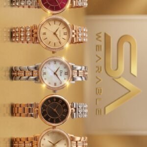 Elegant Rhinestone & Steel Women's Luxury Watch Collection