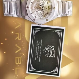 HB Silver with White Dial Datejust Watch – HB 02